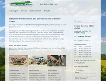 Tablet Screenshot of finanz-service-mueller.de